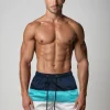 Outlet Herren Badeshorts Dunkelblau/Weiß JS/17K567/7Z Herren Badeshorts
