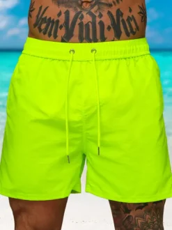 Clearance Herren Badeshorts Gelb-Neon JS/XL018/81 Herren Badeshorts