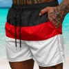 Sale Herren Badeshorts Schwarz/Weiß JS/17K567/3 Herren Badeshorts