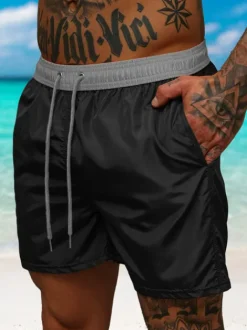 Best Herren Badeshorts Schwarz/Grau JS/17K561/3 Herren Badeshorts