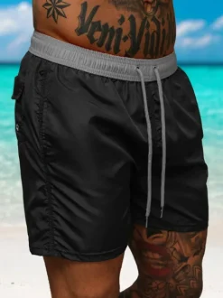 Best Herren Badeshorts Schwarz/Grau JS/17K561/3 Herren Badeshorts