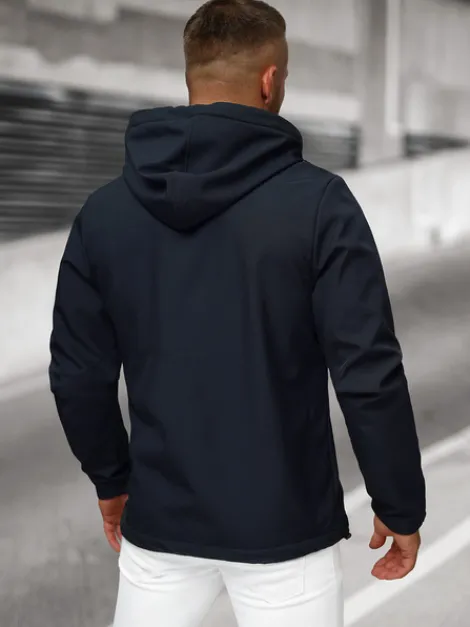 New Herren Übergangsjacke Dunkelblau JS/27B6513/25 Herren Softshelljacken | Übergangsjacken