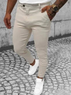 Outlet Herren Chino Hose O/P4049 Herren Stoffhosen | Chino Hosen