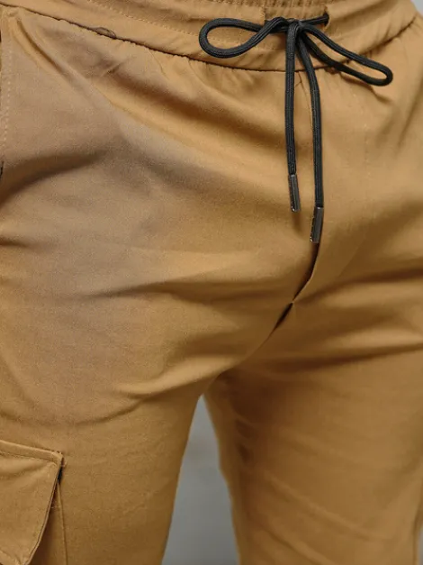 Sale Herren Chino Hose Camel O/1404SP Herren Cargohosen | Jogger Hosen