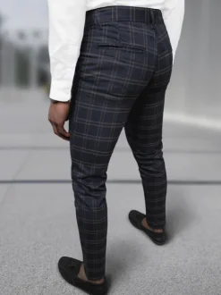 Online Herren Chino Hose Dunkelblau DJ/5632 Herren Stoffhosen | Chino Hosen