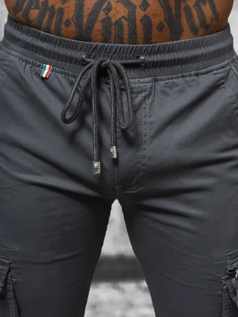 Clearance Herren Chino Jogger Anthrazit NB/MP0201GS Herren Cargohosen | Jogger Hosen