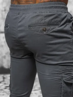 Clearance Herren Chino Jogger Anthrazit NB/MP0201GS Herren Cargohosen | Jogger Hosen