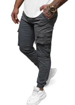 Clearance Herren Chino Jogger Anthrazit NB/MP0201GS Herren Cargohosen | Jogger Hosen