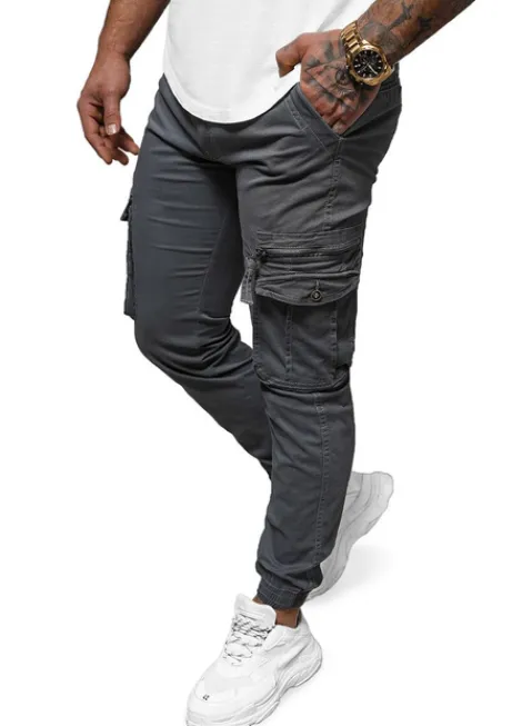 Clearance Herren Chino Jogger Anthrazit NB/MP0201GS Herren Cargohosen | Jogger Hosen