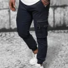 Fashion Herren Chino Jogger Dunkelblau NB/MP0201BS Herren Cargohosen | Jogger Hosen