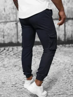Fashion Herren Chino Jogger Dunkelblau NB/MP0201BS Herren Cargohosen | Jogger Hosen