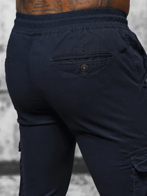 Fashion Herren Chino Jogger Dunkelblau NB/MP0201BS Herren Cargohosen | Jogger Hosen