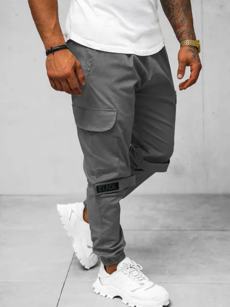 Hot Herren Chino Jogger O/G3014Z Herren Cargohosen | Jogger Hosen