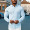 Online Herren Hemd O/V59Z Herren Langarm Hemden