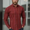 Outlet Herren Hemd O/V127 Herren Langarm Hemden | Kariertehemden