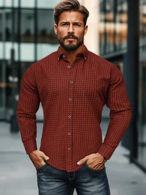 Online Herren Hemd O/V130 Herren Langarm Hemden | Freizeithemden