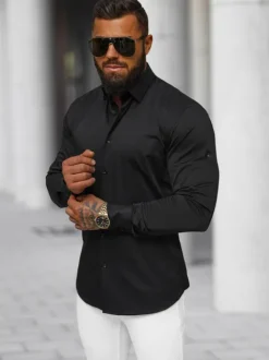 Discount Herren Hemd O/V125 Herren Langarm Hemden