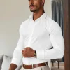 Fashion Herren Hemd O/V76Z Herren Langarm Hemden