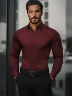Fashion Herren Hemd O/V138 Herren Langarm Hemden