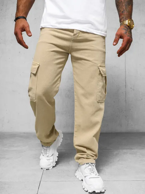 Fashion Herren Hose DO/4001 Herren Weite Herrenhosen | Cargohosen