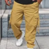 Best Herren Hose O/E9838H Herren Weite Herrenhosen | Cargohosen