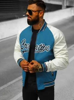 Clearance Herren Jacke JS/84M3011/243 Herren Bomberjacken | Übergangsjacken