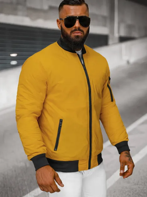 Best Herren Jacke Camel JS/AK95Z Herren Bomberjacken | Übergangsjacken
