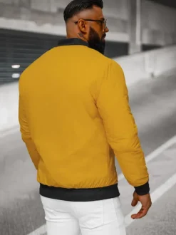 Best Herren Jacke Camel JS/AK95Z Herren Bomberjacken | Übergangsjacken