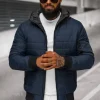 Online Herren Jacke Dunkelblau JS/MY13Z Herren Steppjacken | Übergangsjacken