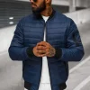 Clearance Herren Jacke Dunkelblau JS/MY02Z Herren Steppjacken | Bomberjacken