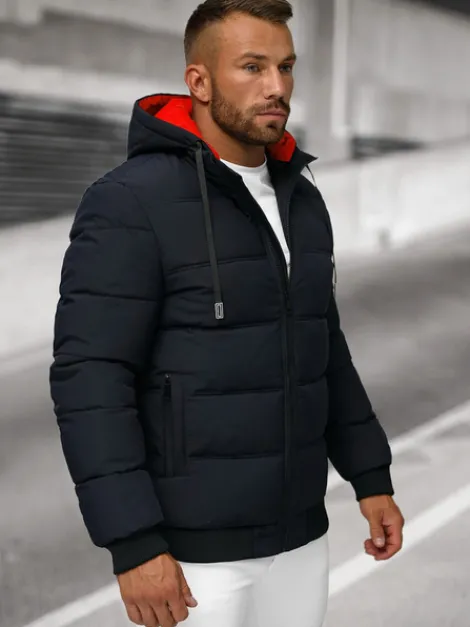 Clearance Herren Jacke Dunkelblau JS/31M5003Z Herren Steppjacken | Winterjacken