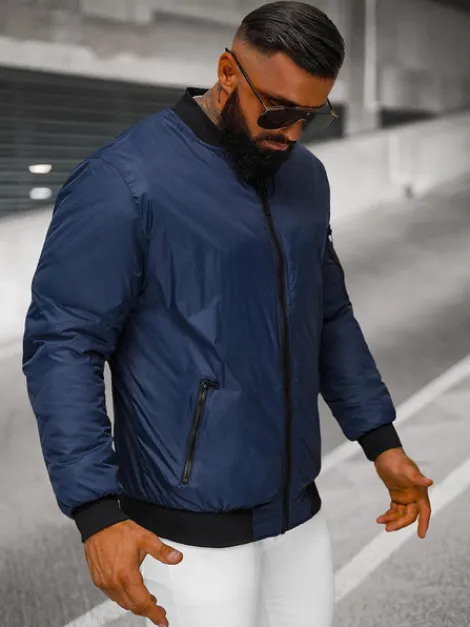 Sale Herren Jacke Dunkelblau JS/AK95Z Herren Bomberjacken | Übergangsjacken