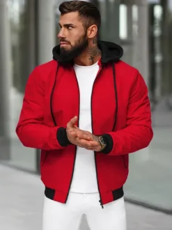 Fashion Herren Jacke JS/62M9502/270 Herren Bomberjacken | Übergangsjacken