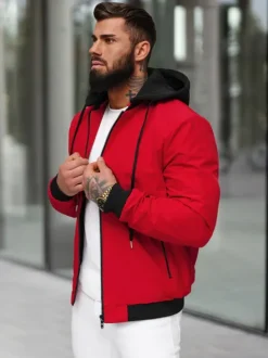 Fashion Herren Jacke JS/62M9502/270 Herren Bomberjacken | Übergangsjacken
