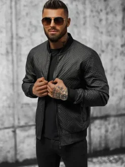 Outlet Herren Jacke O/3A179 Herren Bomberjacken | Übergangsjacken