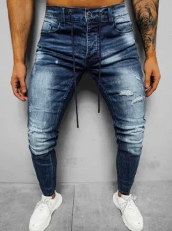 Online Herren Jeans Dunkelblau NB/MP0005BS Herren Jeanshosen