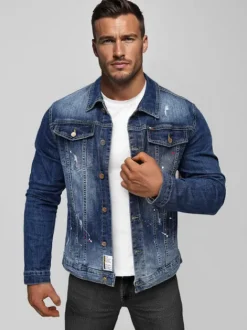 Clearance Herren Jeansjacke NB/MJ542BSZ Herren Jeansjacken | Übergangsjacken
