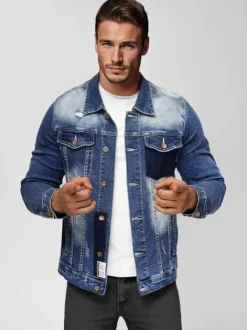 Clearance Herren Jeansjacke NB/MJ536BZ Herren Jeansjacken | Übergangsjacken