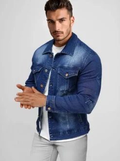 Clearance Herren Jeansjacke NB/MJ514BSZ Herren Jeansjacken | Übergangsjacken
