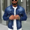Hot Herren Jeansjacke NB/MJ514BS Herren Jeansjacken | Übergangsjacken