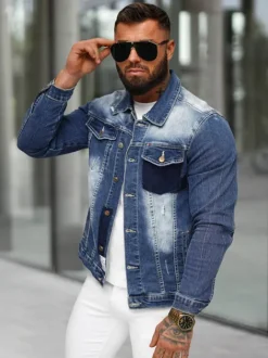 Sale Herren Jeansjacke NB/MJ536B Herren Jeansjacken | Übergangsjacken