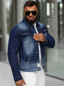 Fashion Herren Jeansjacke NB/MJ542BS Herren Jeansjacken | Übergangsjacken