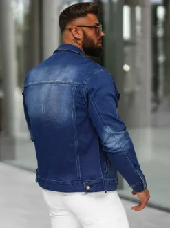 Hot Herren Jeansjacke NB/MJ514BS Herren Jeansjacken | Übergangsjacken