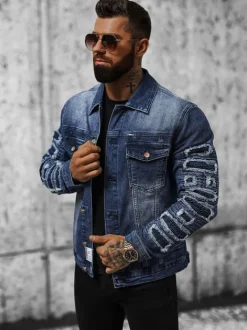 Fashion Herren Jeansjacke NB/MJ523BS Herren Jeansjacken | Übergangsjacken