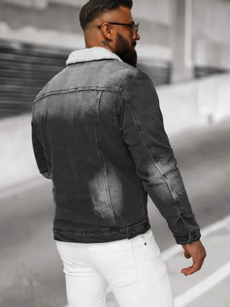 Fashion Herren Jeansjacke Sherpa NB/MJ513N Herren Jeansjacken | Übergangsjacken