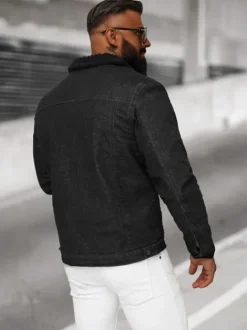 New Herren Jeansjacke Sherpa NB/MJ533NZ Herren Jeansjacken | Übergangsjacken
