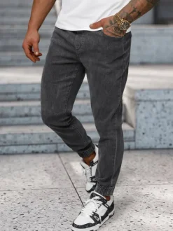 Outlet Herren Jogger Hose Anthrazit NB/MP0272GS Herren Jogger Hosen | Jeanshosen