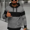 Discount Herren Kapuzenpullover Anthrazit JS/8B1313/5 Herren Sweatshirts Ohne Print | Kapuzenpullover