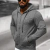 Sale Herren Kapuzenpullover Anthrazit NB/MF2003 Herren Kapuzenpullover | Sweatjacken