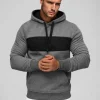 Clearance Herren Kapuzenpullover Anthrazit JS/8B1315/5Z Herren Sweatshirts Ohne Print | Kapuzenpullover